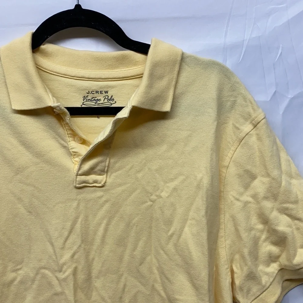 J. Crew Pique Cotton vintage Polo sz large